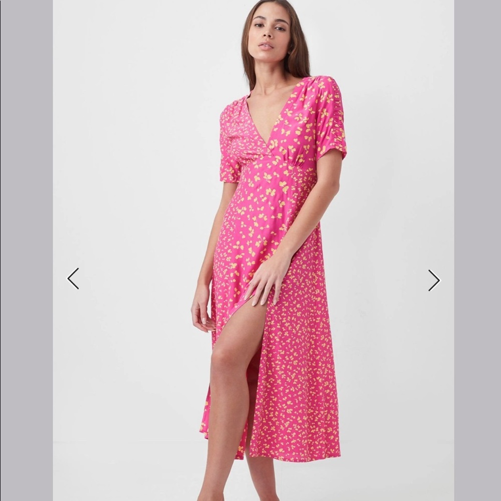 FRENCH CONNECTION Bonita  Maxi Dress-pink - Picture 2 of 13